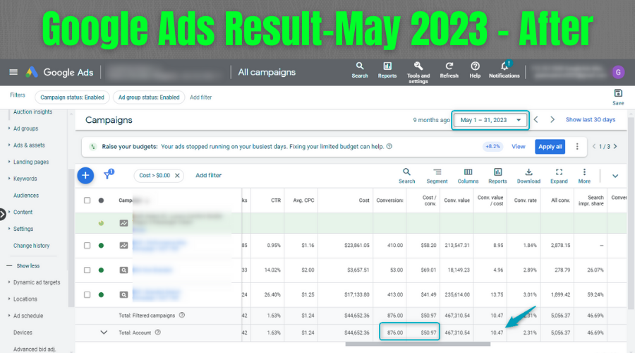 Google Ad 2, Consumer Goods, May 2023 - After